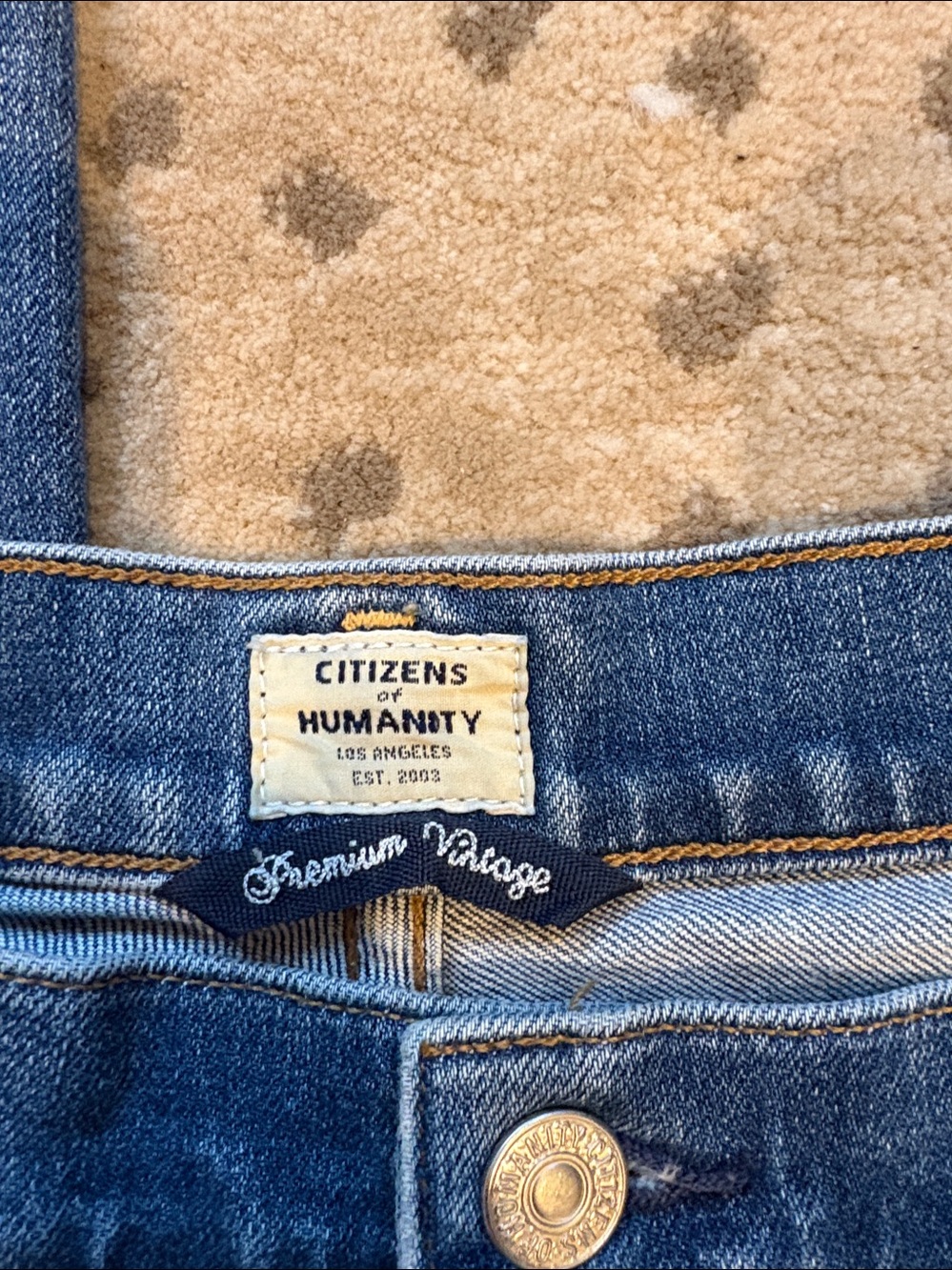 Citizens of Humanity McKenzie curved straight Jean size 32 - Picture 4 of 6